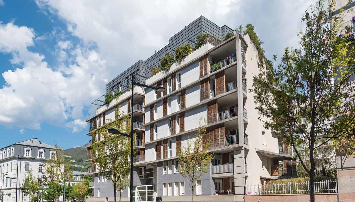 Copropriété contemporaine à Grenoble